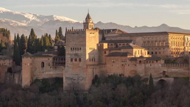 Charles V palace in Alhambra, Spain