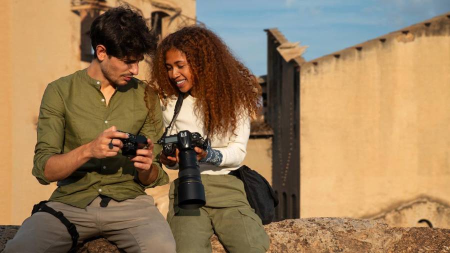photographers exploring abandoned location