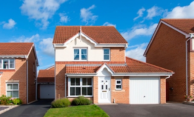 Detached house with garage