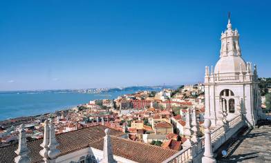a city view of lisbon