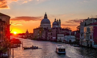 Venice at sunset