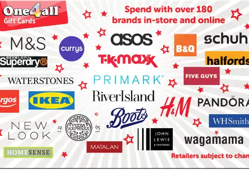one4all gift card
