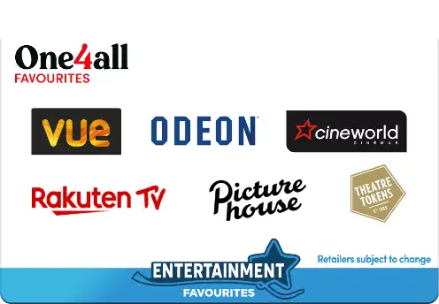 one4all entertainment favourites gift card