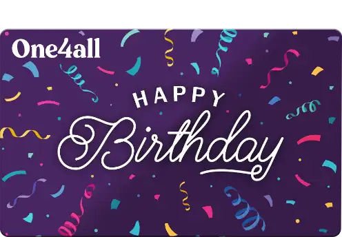 one4all happy birthday gift card