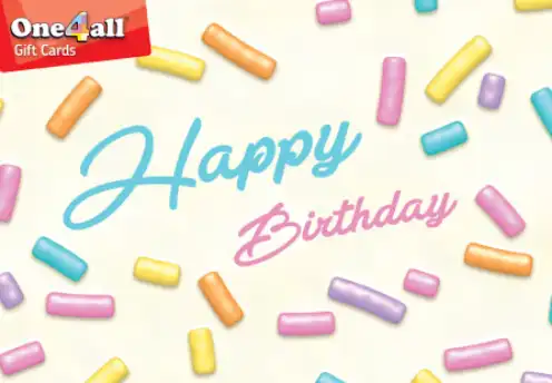 one4all happy birthday gift card
