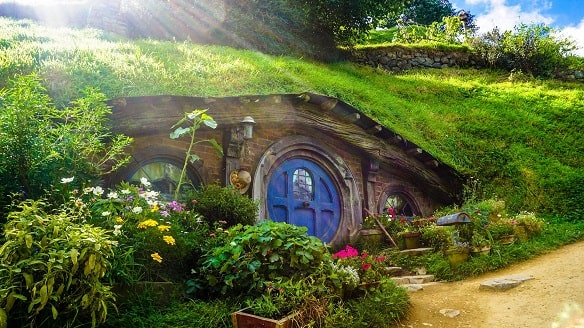 Hobbit house in New Zealand