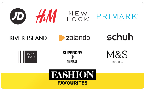 one4all fashion favourites gift card