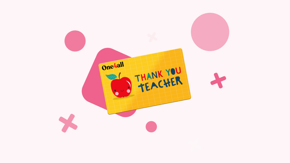 one4all thank you teacher gift card
